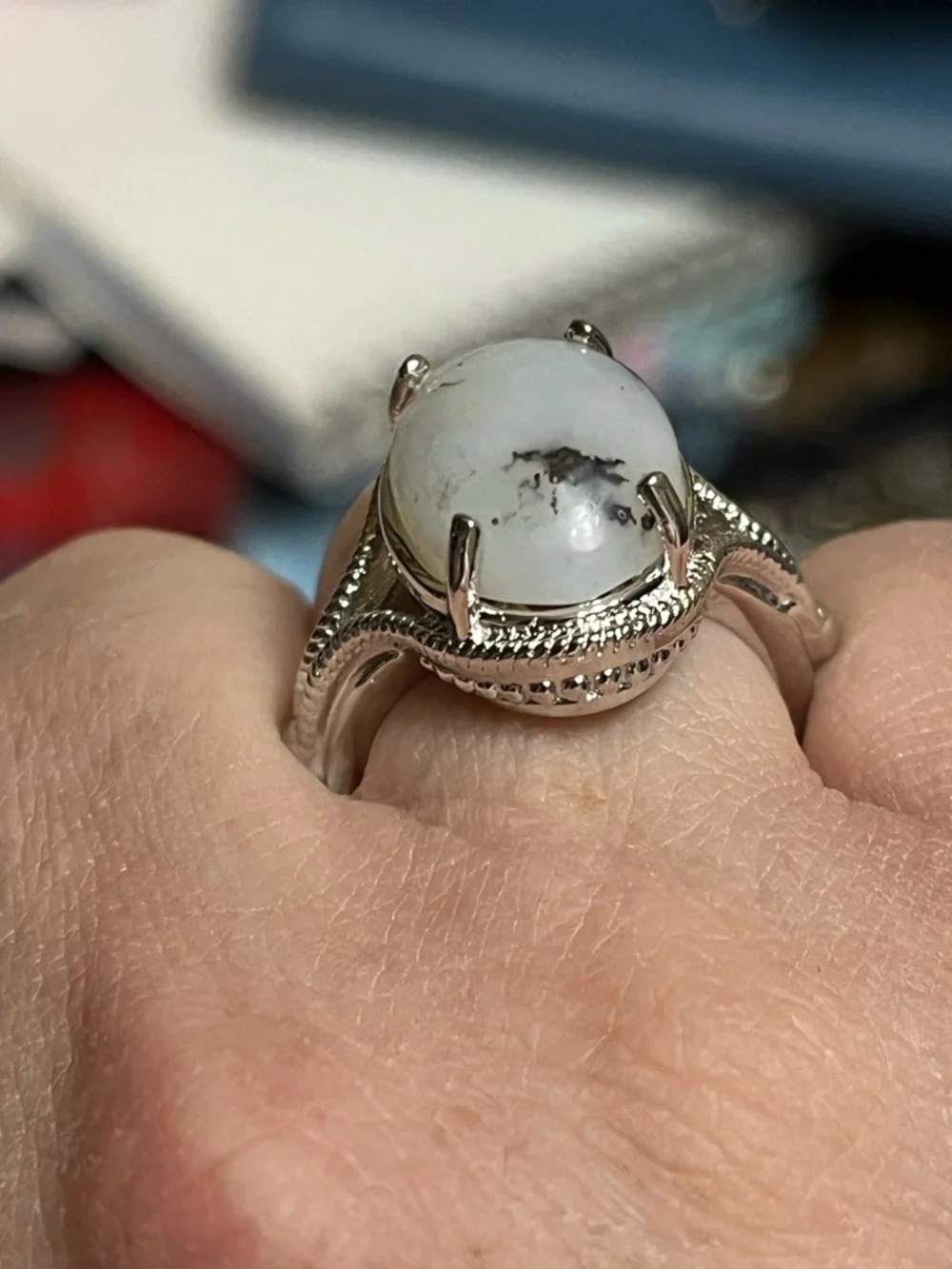 Karis Dendritic Opal Ring